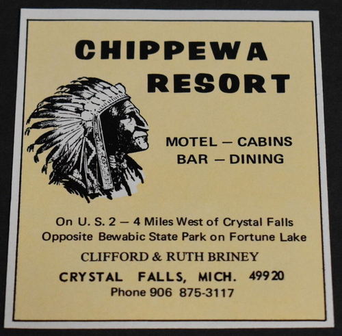 Chippewa Resort - Print Ad (newer photo)